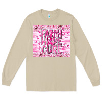 Mushroom Faith hope cure Cancer Long Sleeve Tee - NancyCooperArtShop