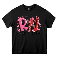 Black rn registered nurse valentines day Heavy Core Tee - MaliasSmallBusiness