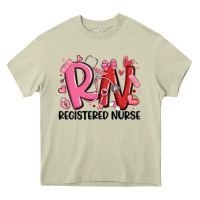 Mossy rn registered nurse valentines day Heavy Core Tee - MaliasSmallBusiness