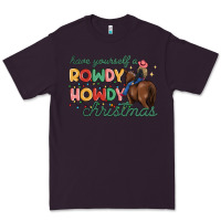 Plum have yourself a rowdy howdy christmas Premium Tee - MaliasSmallBusiness