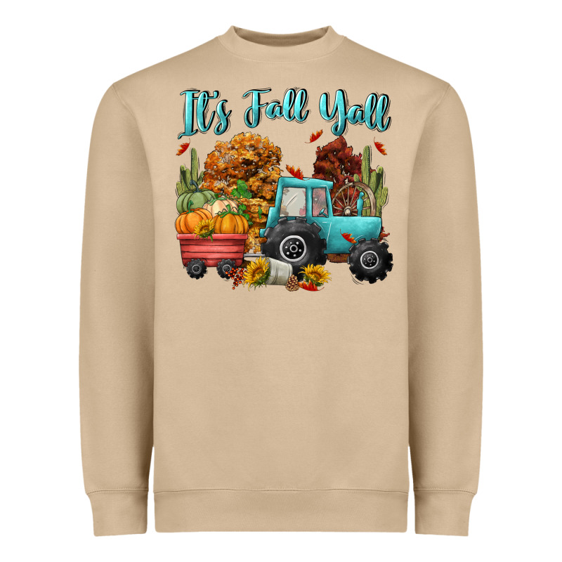 Its Fall Yall Heavyweight Sweatshirt by CowGirlArtShop | Teevron