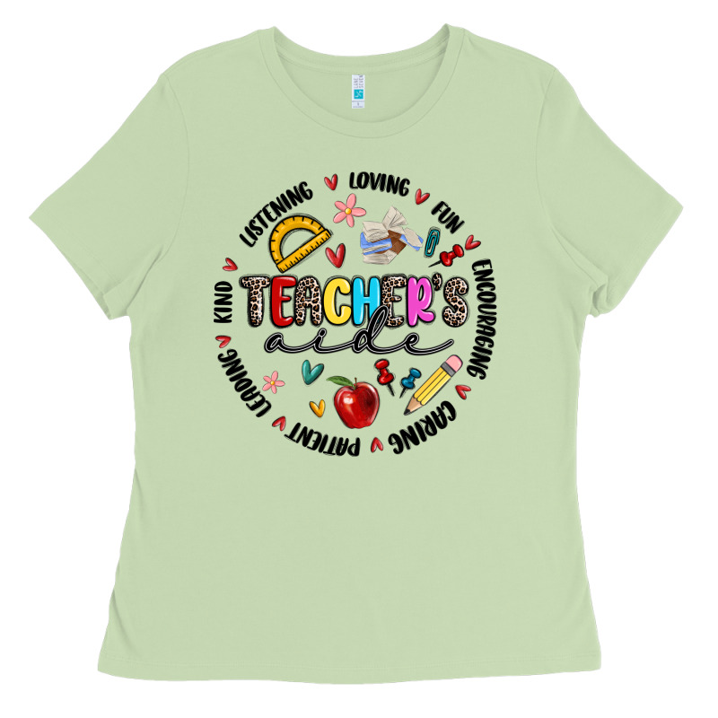 Teachers Aide Ladies Tee by MaliasSmallBusiness | Teevron