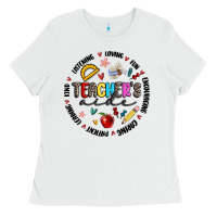 White teachers aide Ladies Tee - MaliasSmallBusiness