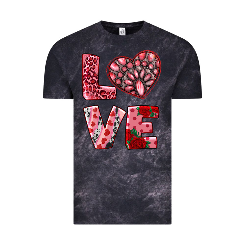 Love With Pink Gemstone Vintage Tee by RanaPortraitStore | Teevron