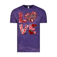 Cloud Purple love with pink gemstone Vintage Tee - RanaPortraitStore
