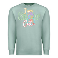 Seafoam l am snow cute Premium Sweatshirt - CowhideDigitalArt