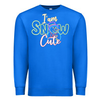 True Royal l am snow cute Premium Sweatshirt - CowhideDigitalArt