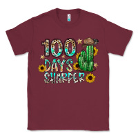 Burgundy 100 days sharfer Classic Tee - SublimationCraftShop