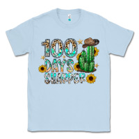 Dusty Blue 100 days sharfer Classic Tee - SublimationCraftShop