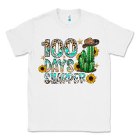 White 100 days sharfer Classic Tee - SublimationCraftShop