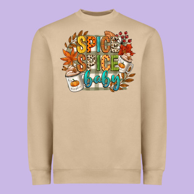 Spice Spice Baby Heavyweight Sweatshirt Designed By Cowgirlartshop