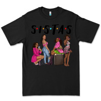 Black sista sisters afro black women Premium Tee - NancyCooperArtShop