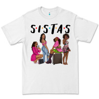 White sista sisters afro black women Premium Tee - NancyCooperArtShop
