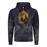 Cloud Black Zebra With Sunflowers Vintage Hoodie - Bettercallsaul