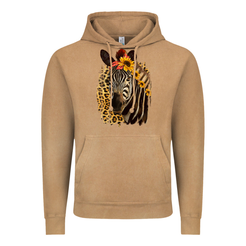 Zebra With Sunflowers Vintage Hoodie by Bettercallsaul | Teevron