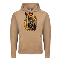 Vintage Coffee Zebra With Sunflowers Vintage Hoodie - Bettercallsaul