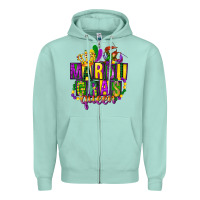 Mardi Gras Queen Zipper Hoodie | Teevron