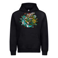Black aztec moon Urban Hoodie - SublimationCraftShop
