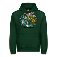 Foreset Green aztec moon Urban Hoodie - SublimationCraftShop