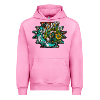 Fuchsia Pink aztec moon Urban Hoodie - SublimationCraftShop
