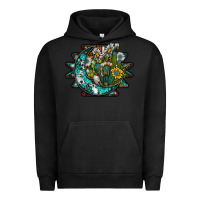 Pigment Black aztec moon Urban Hoodie - SublimationCraftShop