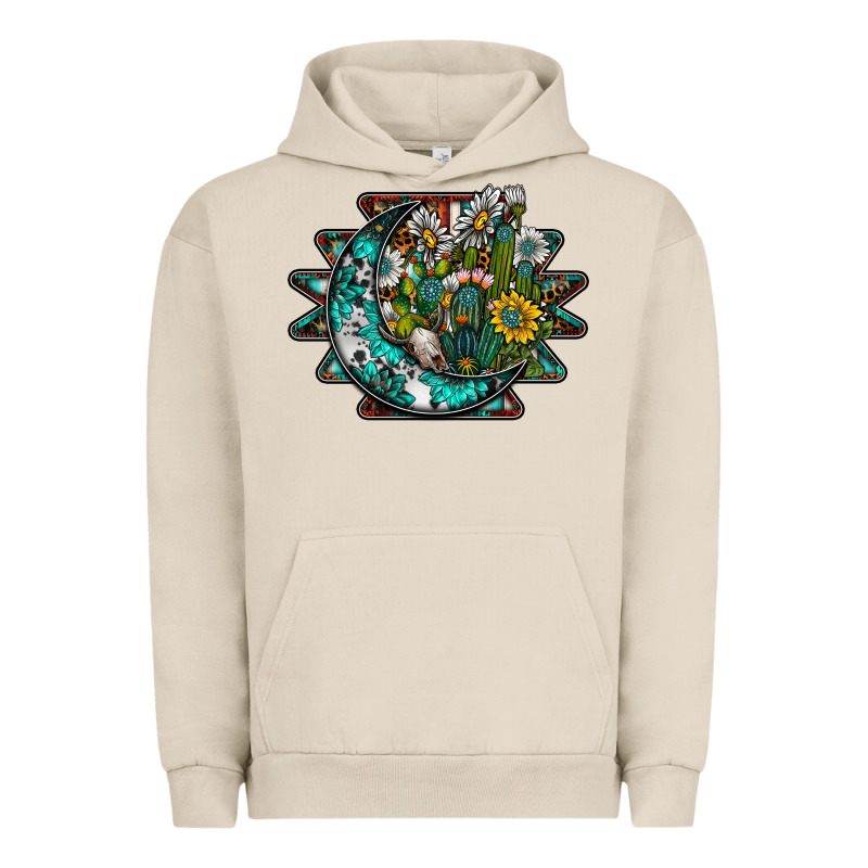 Aztec Moon Urban Hoodie by SublimationCraftShop | Teevron