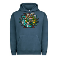 Pigment Midnight Navy aztec moon Urban Hoodie - SublimationCraftShop