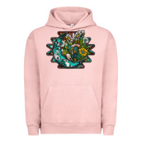 Pigment Salmon aztec moon Urban Hoodie - SublimationCraftShop