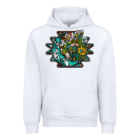 White aztec moon Urban Hoodie - SublimationCraftShop