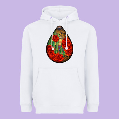 Mexican Teardrop Heavyweight Hoodie Designed By Bundleandbundleshop