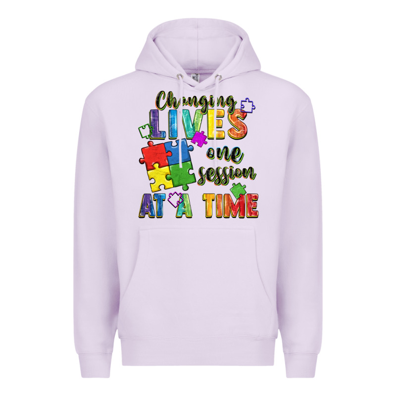 Changing Lives One Session At A Time Premium Hoodie by FaDigitalArtStudio | Teevron