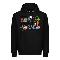 Black Every Bunnys Favorite Nurse Premium Hoodie - RanaPortraitStore