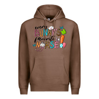 Chestnut Every Bunnys Favorite Nurse Premium Hoodie - RanaPortraitStore
