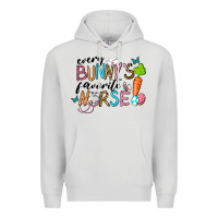 Dove Grey Every Bunnys Favorite Nurse Premium Hoodie - RanaPortraitStore
