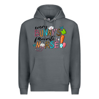 Rock Every Bunnys Favorite Nurse Premium Hoodie - RanaPortraitStore