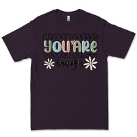 Plum you are enough Premium Tee - MaliasSmallBusiness
