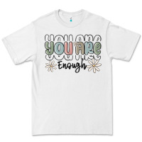 White you are enough Premium Tee - MaliasSmallBusiness