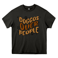 Asphalt doggos over people Heavy Core Tee - MaliasSmallBusiness