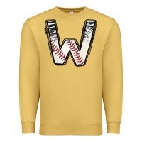 Antique Gold Baseball Alphabet Premium Sweatshirt - CowhideDigitalArt