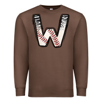 Chestnut Baseball Alphabet Premium Sweatshirt - CowhideDigitalArt