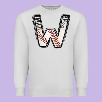 Baseball Alphabet Premium Sweatshirt Designed By Cowhidedigitalart
