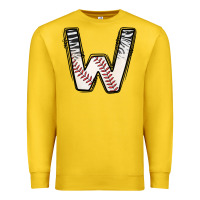 Lemon Baseball Alphabet Premium Sweatshirt - CowhideDigitalArt