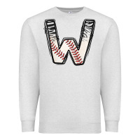 Oatmeal Heather Baseball Alphabet Premium Sweatshirt - CowhideDigitalArt