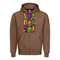 Chestnut mardi gras louisiana Zipper Hoodie - FaDigitalArtStudio