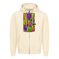 Sandshell mardi gras louisiana Zipper Hoodie - FaDigitalArtStudio
