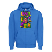 True Royal mardi gras louisiana Zipper Hoodie - FaDigitalArtStudio