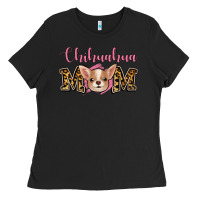 Black Chihuahua Mom Ladies Tee - Jasminsmagicworld