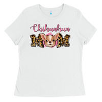 White Chihuahua Mom Ladies Tee - Jasminsmagicworld