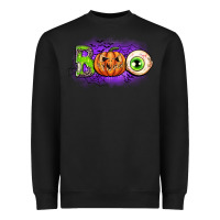 Black boo Heavyweight Sweatshirt - CowGirlArtShop