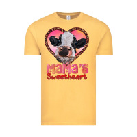 Vintage Mustard mamas sweetheart baby cow Vintage Tee - RanaPortraitStore